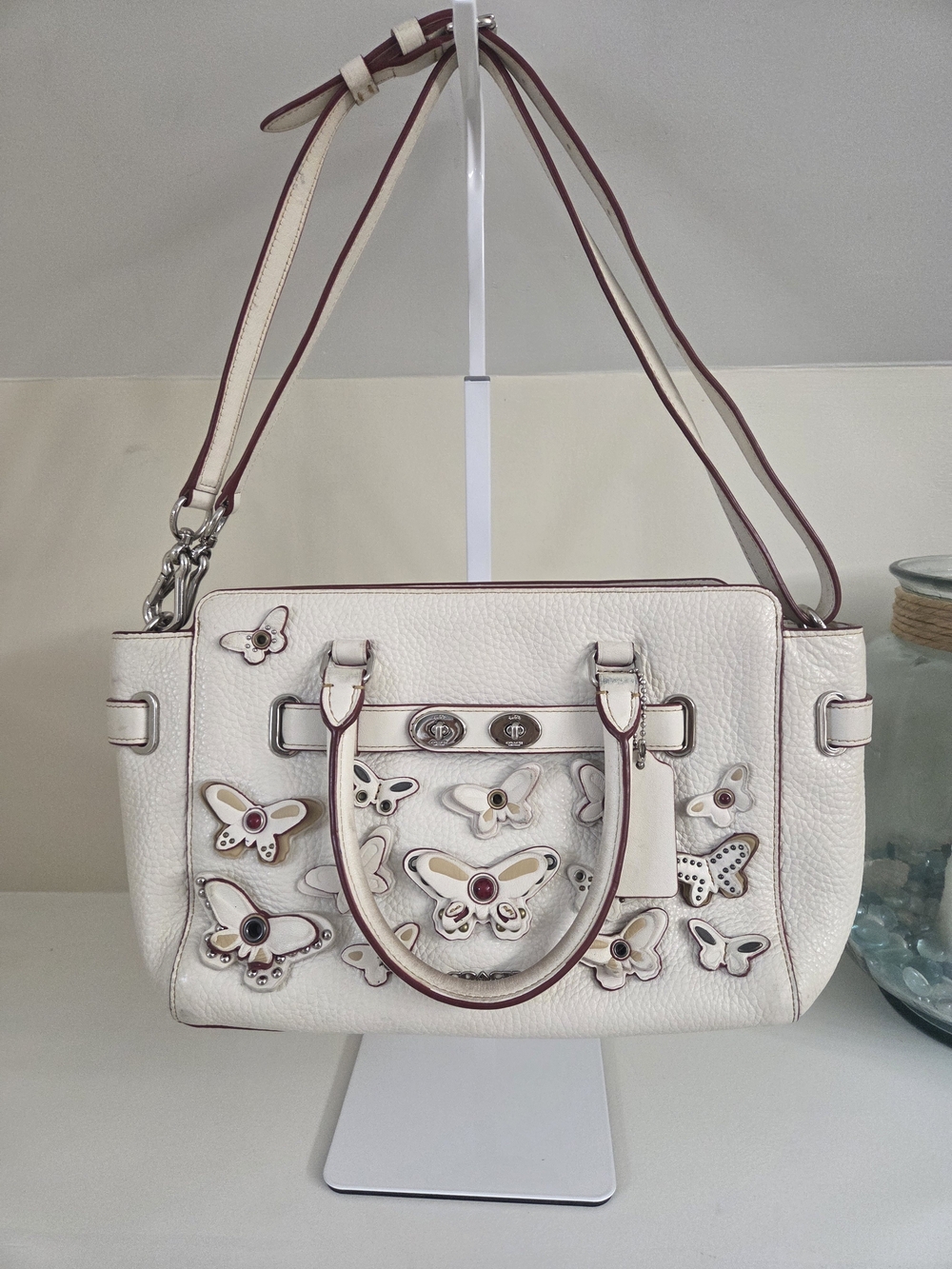 Coach Butterfly Appliqué Blake Satchel